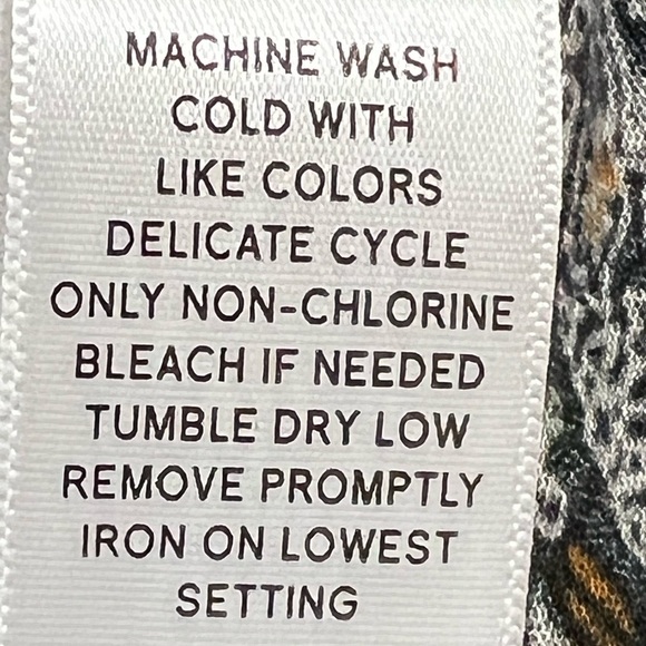 Nurture by Westbound 3/4 Sleeve Embroidered Boho Notch Collar Top Size L - Picture 7 of 10